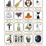 Halloween Missing Vowels   English Esl Worksheets For