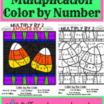 Halloween Multiplication Colornumber  2's To 12's