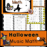 Halloween Music Activities: Music Math Worksheets