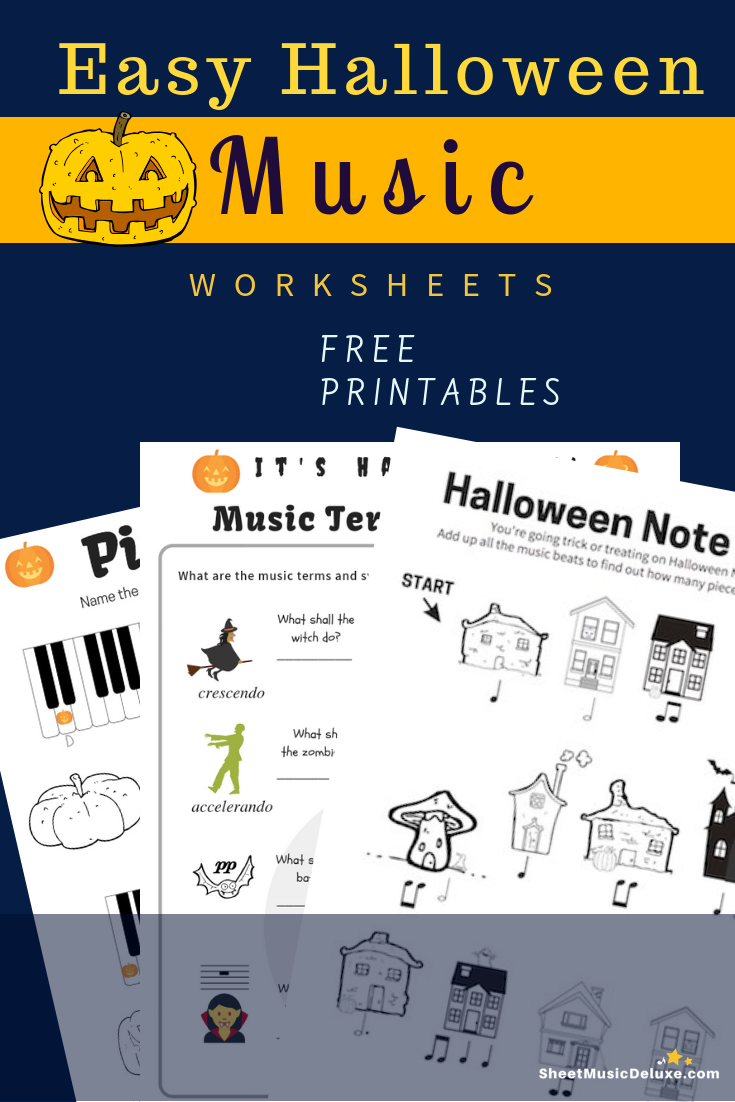 Halloween Music Worksheets Free | Halloween Music Worksheets