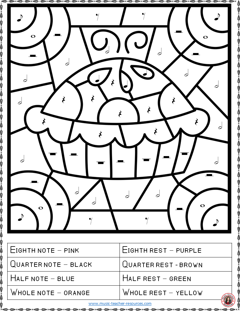 Halloween Musicng Worksheets For Kids Elementary Free Pdf