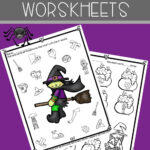 Halloween No Prep Articulation Worksheets   Witch Themed