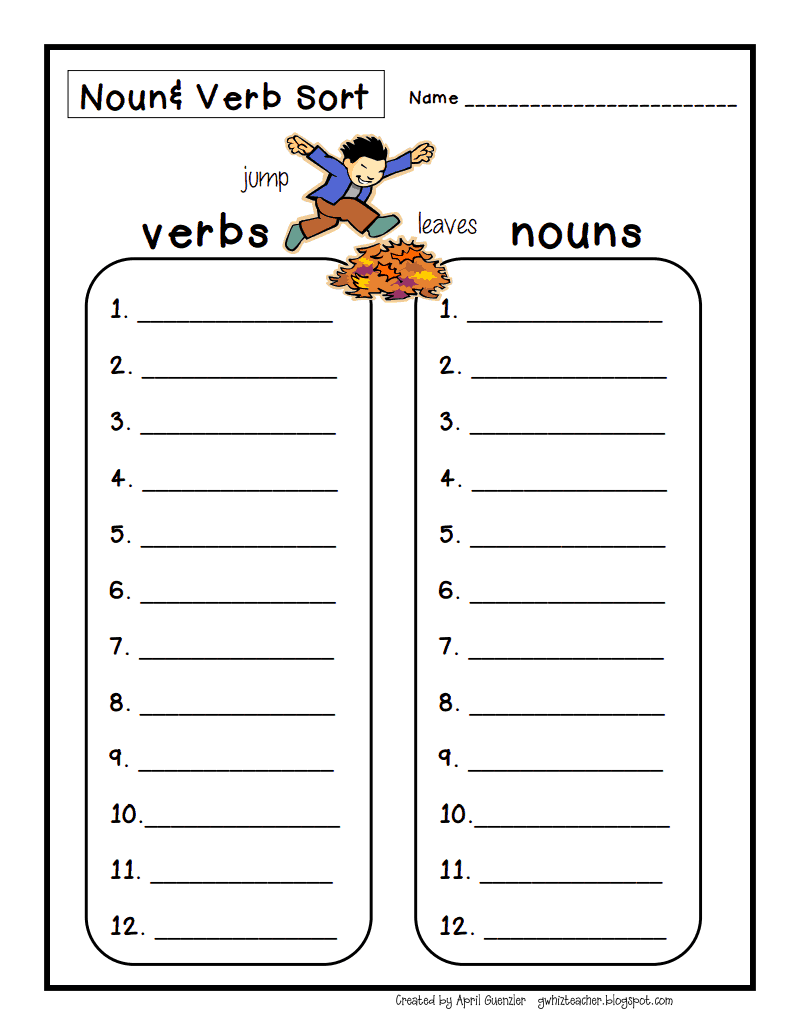 Halloween Noun And Verb Sort.pdf | Nouns, Possessive Nouns