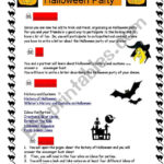 Halloween Party Project And Scavenger Hunt On Halloween