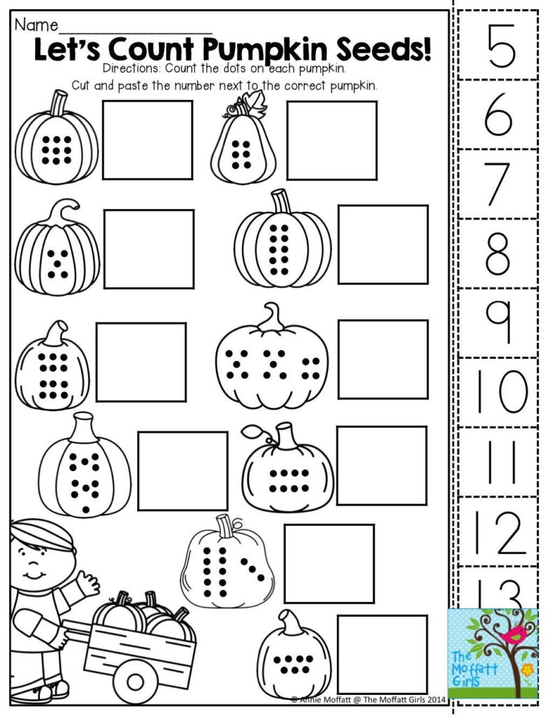 Halloween Pattern Worksheets For Kindergarten Fast Math