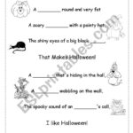Halloween Poem   Esl Worksheettippinella