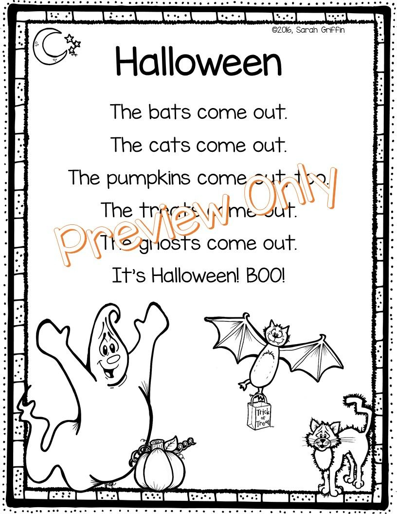 Halloween Poem | Halloween Poems, Halloween Poems For Kids