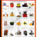 Halloween   Prepositions Of Place   Esl Worksheetanna P