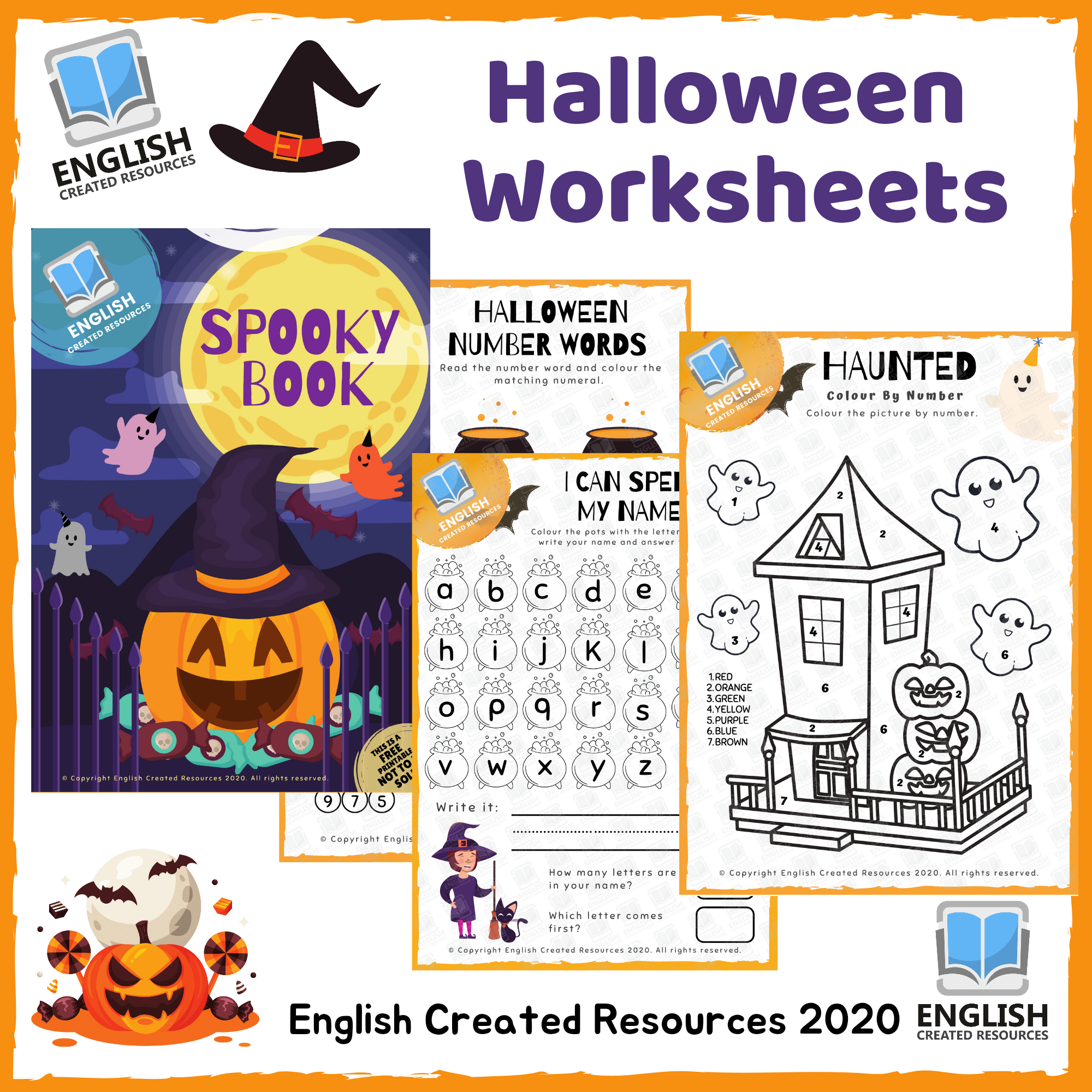 Halloween Printable Worksheets