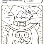 Halloween Pumpkin Color | Halloween Worksheets, Halloween