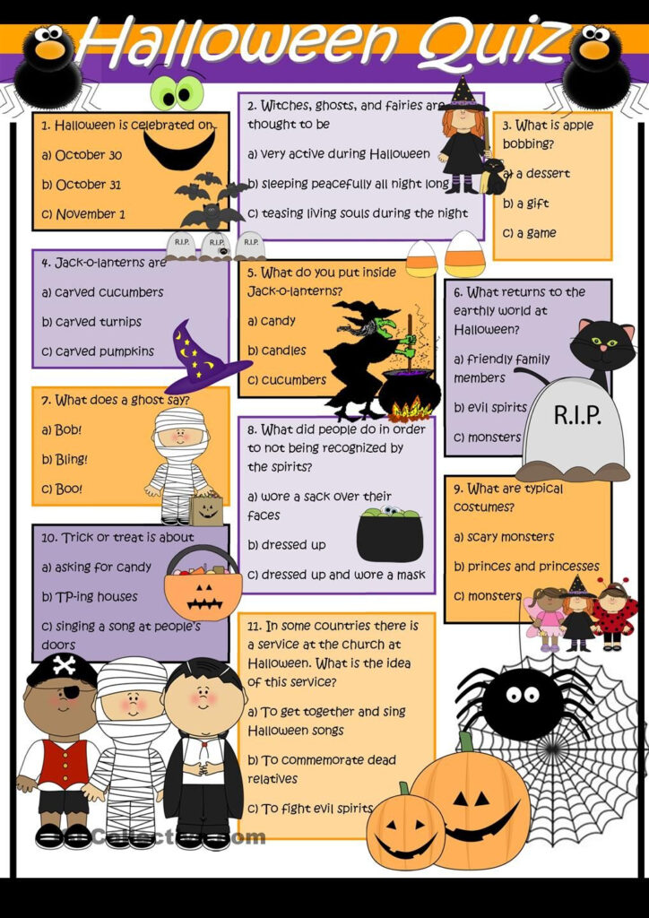 Halloween Quiz | Halloween Quiz, Halloween Elementary