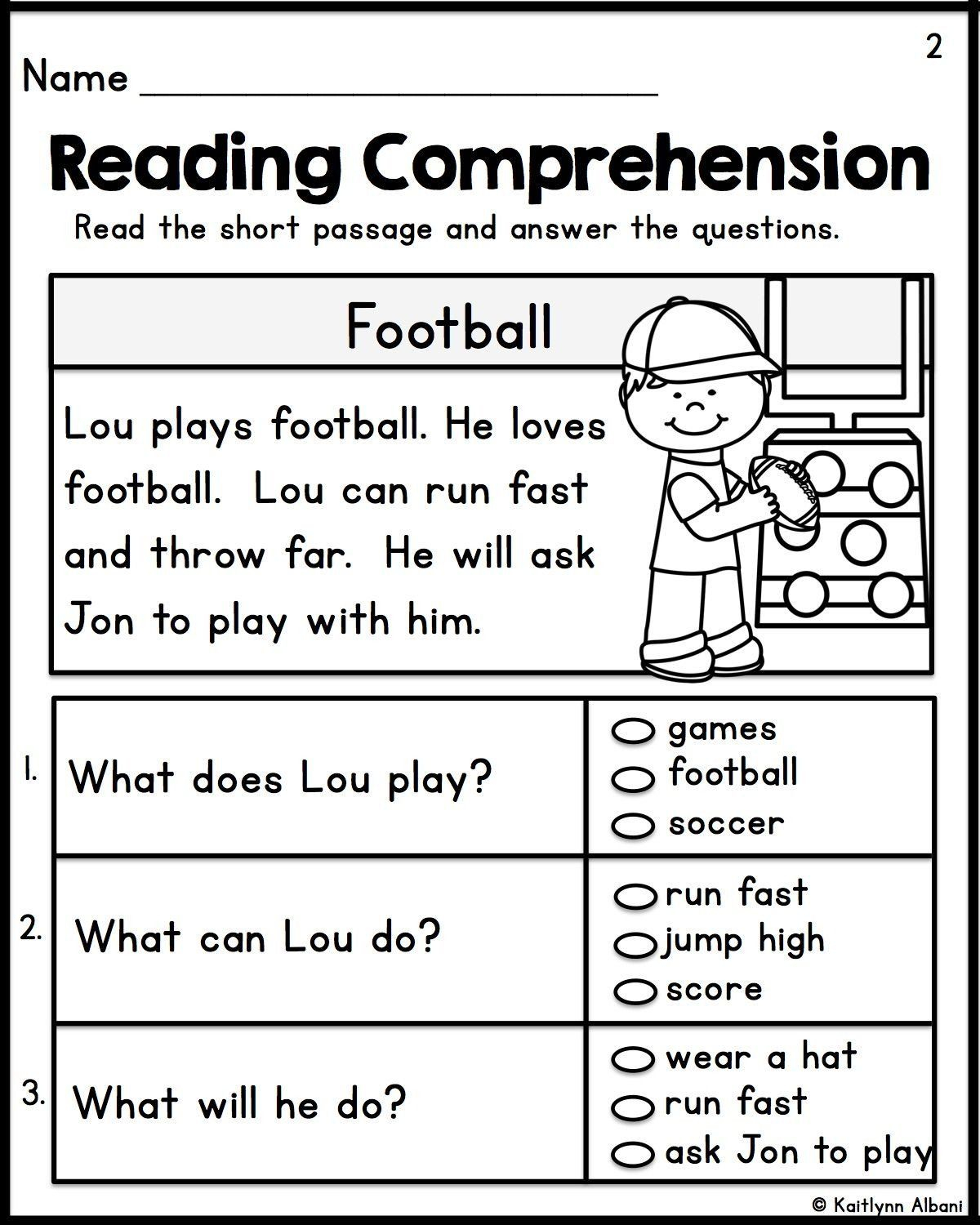 Halloween Reading Comprehension Worksheets For First Grade