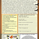 Halloween : Reading   English Esl Worksheets For Distance