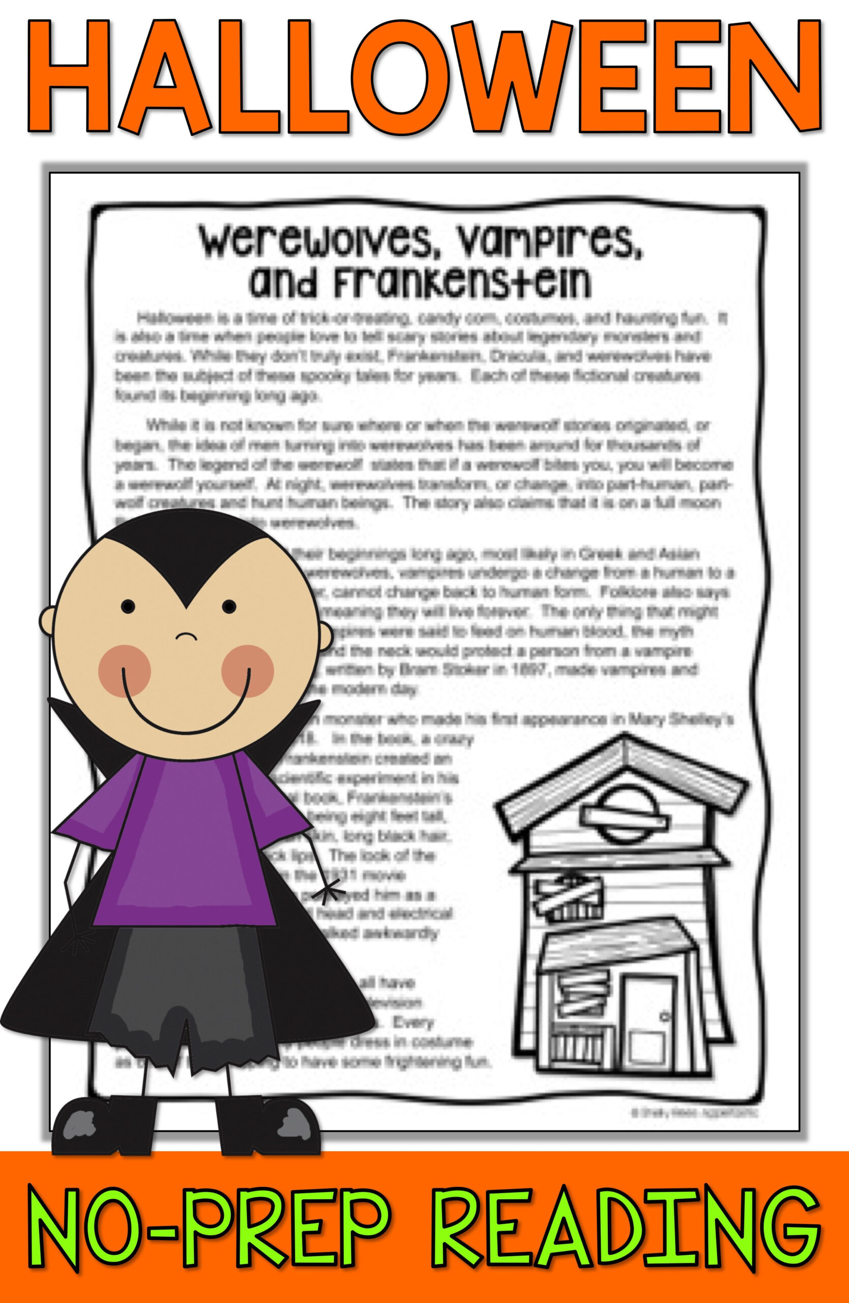 Halloween Reading Packet - Halloween Reading Comprehension