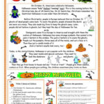 Halloween   Reading Worksheet   Free Esl Printable