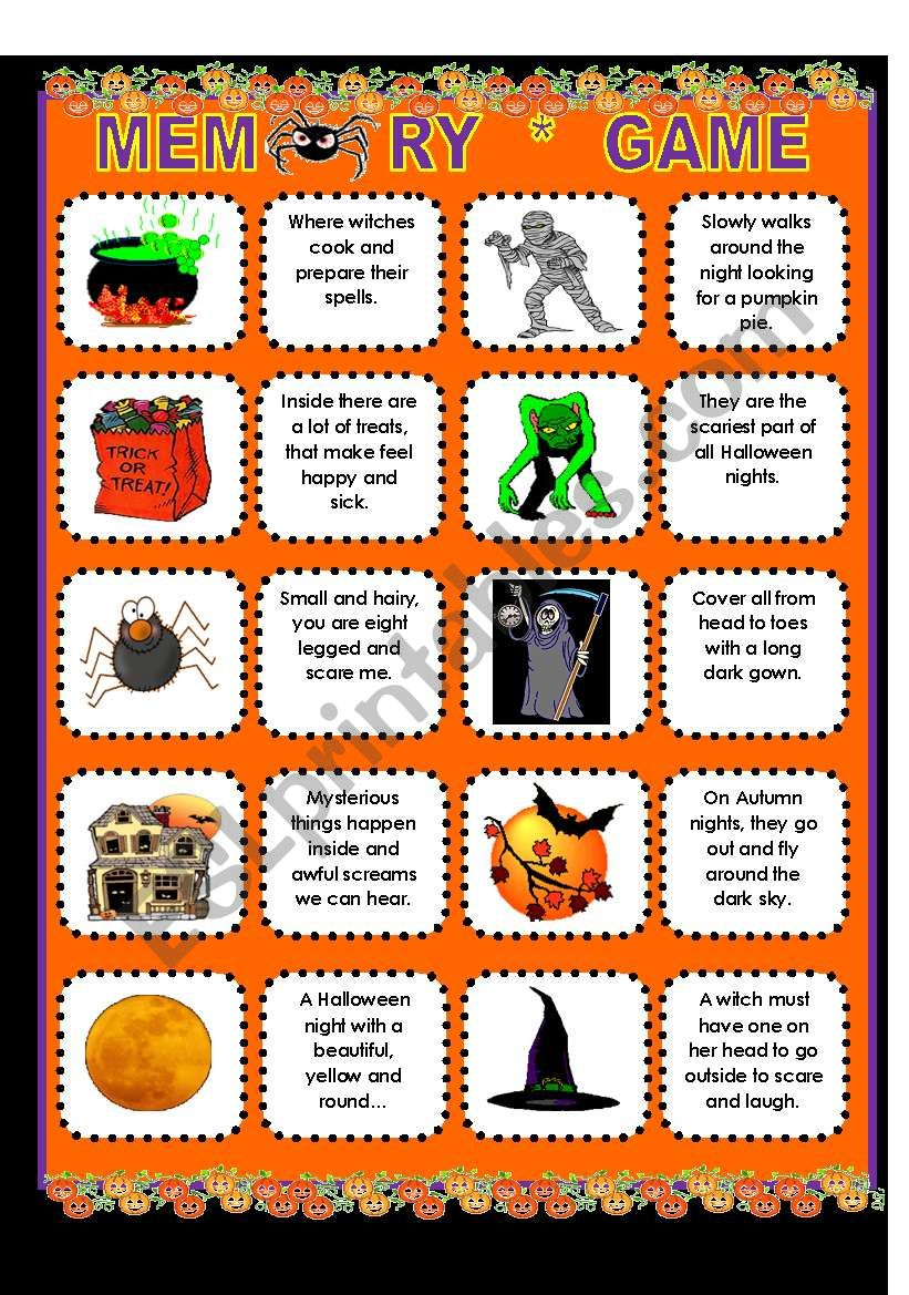 Printable Halloween Riddles For Kids