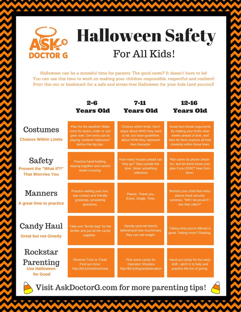 Halloween Safety 101 (Plus A Free Printable Tip Sheet)   Ask