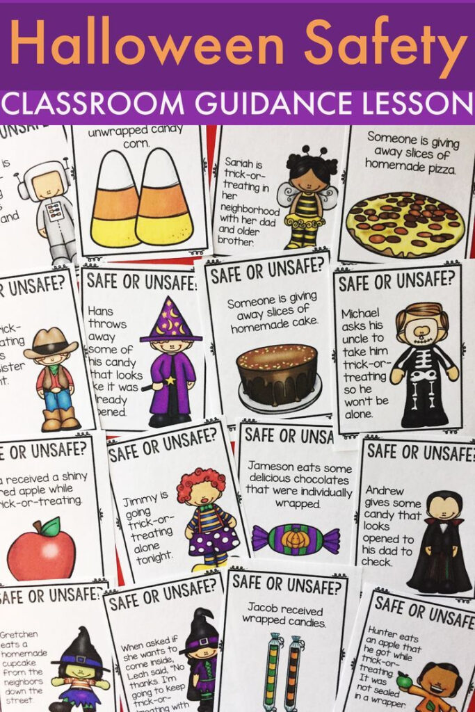 Halloween Safety Counseling Activity Classroom Guidance