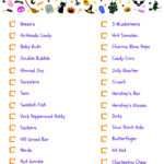 Halloween Scavenger Hunt Free Printable   Halloween Candy