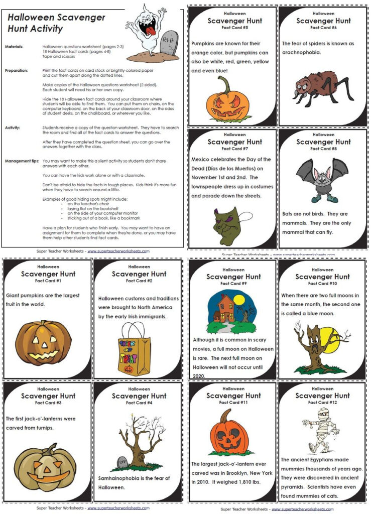 Halloween Scavenger Hunt | Halloween Scavenger Hunt