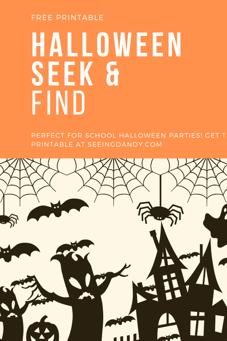 Halloween Seek And Find Printable For Kids - Seeing Dandy