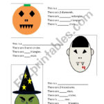 Halloween Shapes Esl Worksheetsallyrb Worksheets Algebra