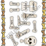 Halloween Skeleton Puzzle   Esl Worksheetlaretta.77