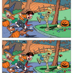 Halloween Spot The Difference Color   Tim's Printables