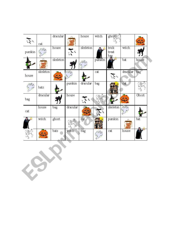 Halloween Sudoku   Esl Worksheetgreek Professor