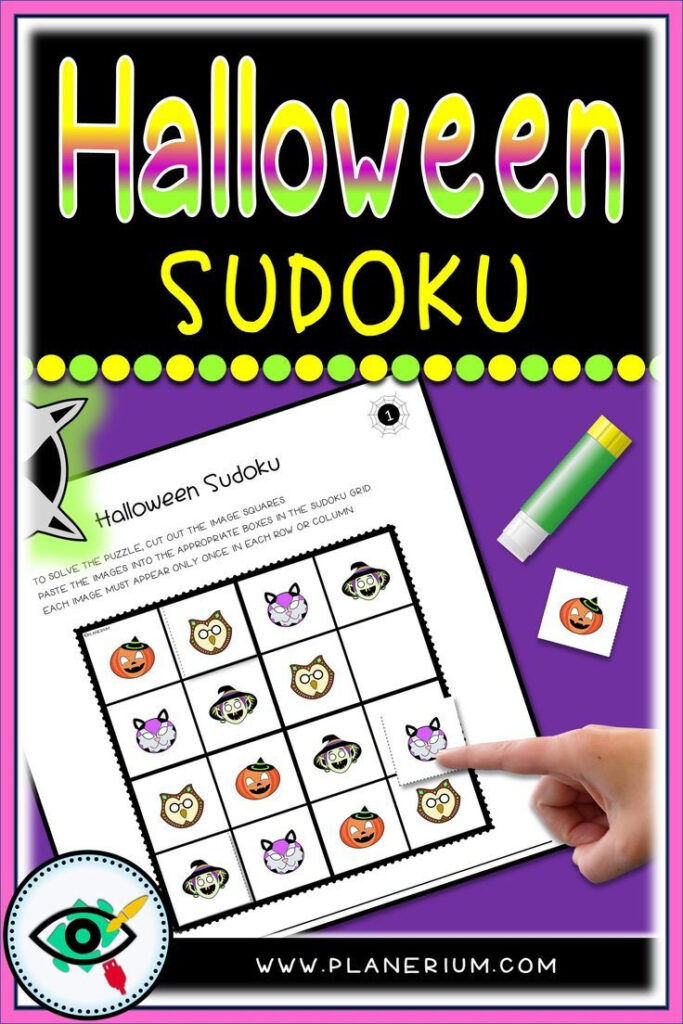 Halloween   Sudoku   Halloween Characters | Planerium In