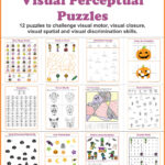 Halloween Visual Perceptual Puzzles