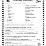 Halloween Vocabulary   English Esl Worksheets For Distance