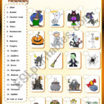 Halloween Vocabulary *   Esl Worksheetllkristianll