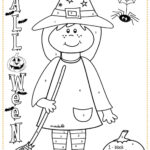 Halloween Witch   Colouring | Halloween Worksheets