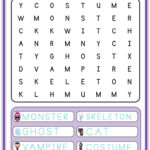 Halloween Word Search 1   English Esl Worksheets For