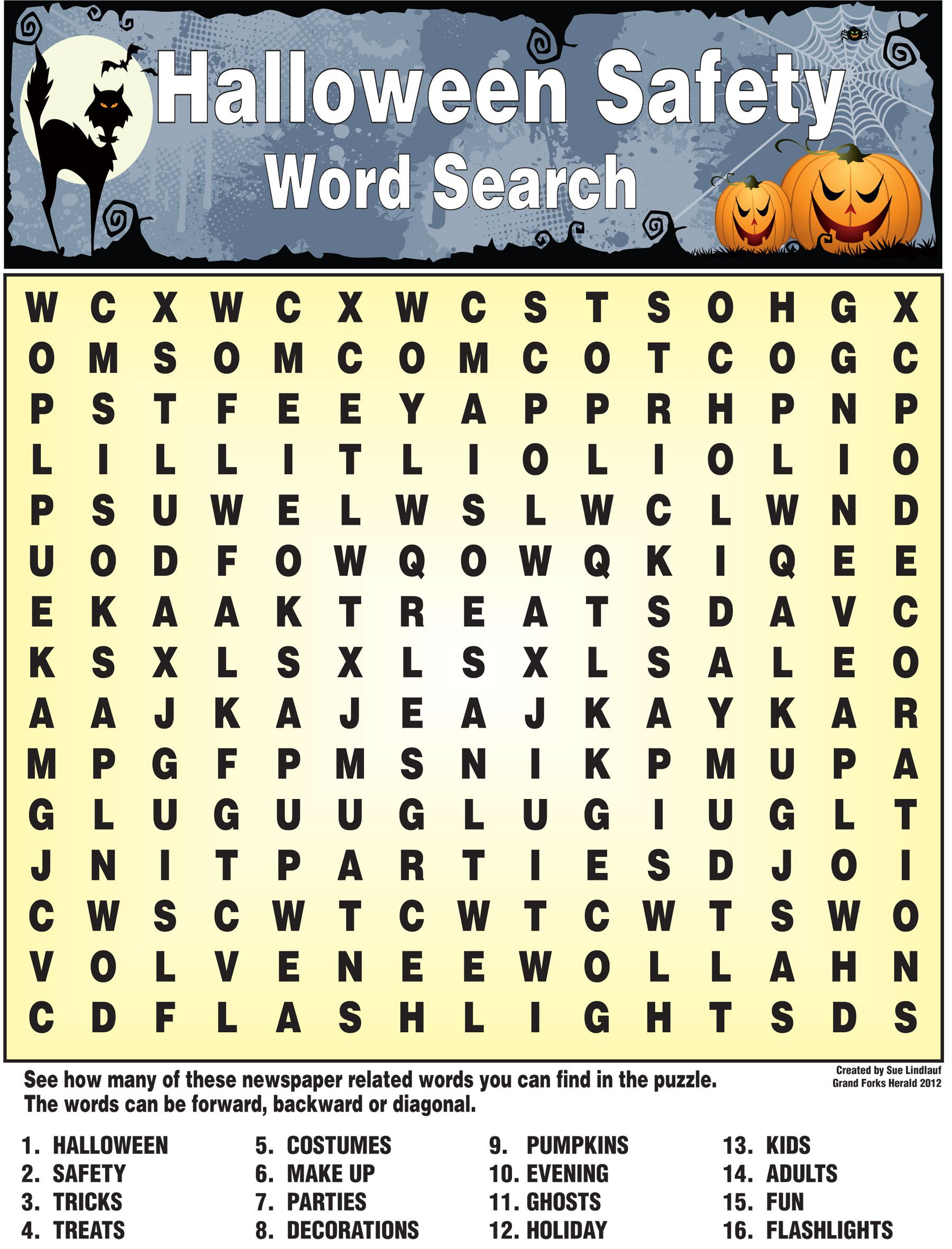 Halloween Word Search | Halloween Word Search, Halloween