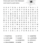 Halloween Word Search Puzzle   All Esl
