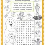 Halloween Wordsearch   English Esl Worksheets For Distance
