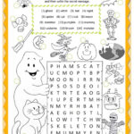 Halloween Wordsearch Worksheet   Free Esl Printable