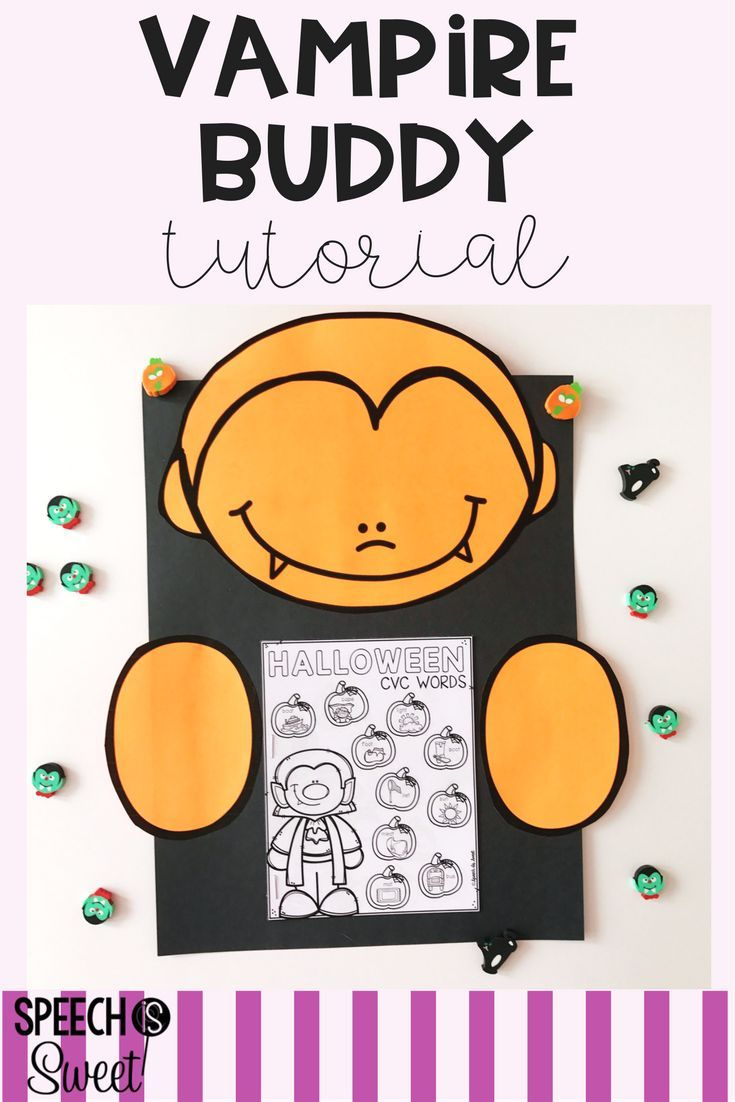 Halloween Worksheet Buddies {Freebie!} - Speech Is Sweet