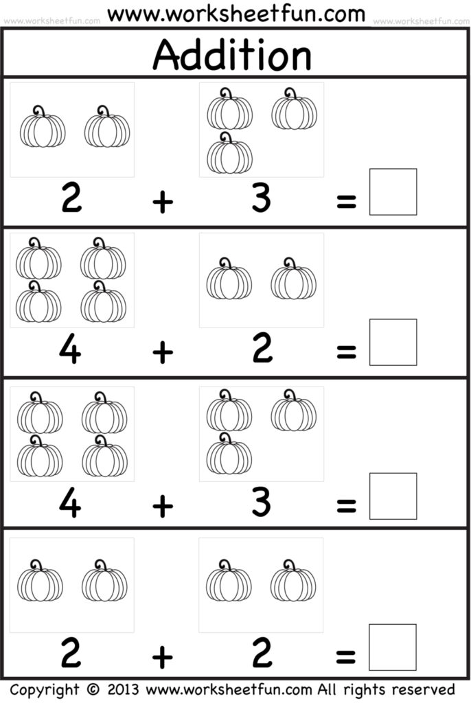 Halloween Worksheet For Kids Free Math Printables For