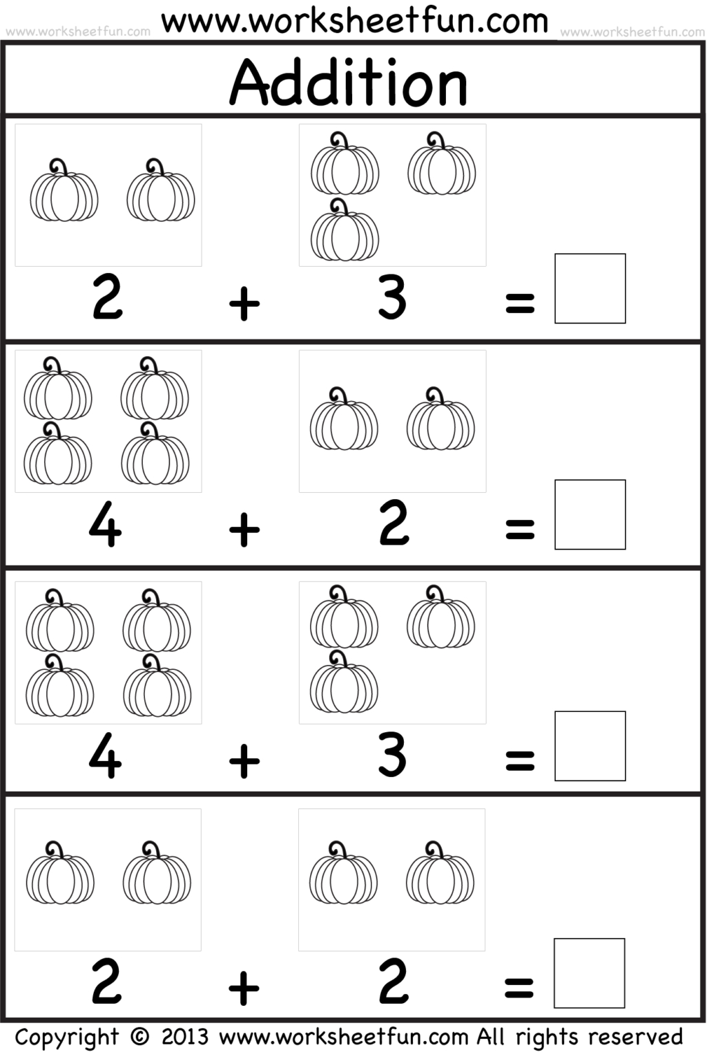 Halloween Worksheet For Kids Free Math Printables For