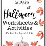 Halloween Worksheets & Activities For Older Kids Free