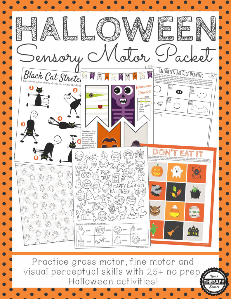 Halloween Worksheets And Activities Bundle