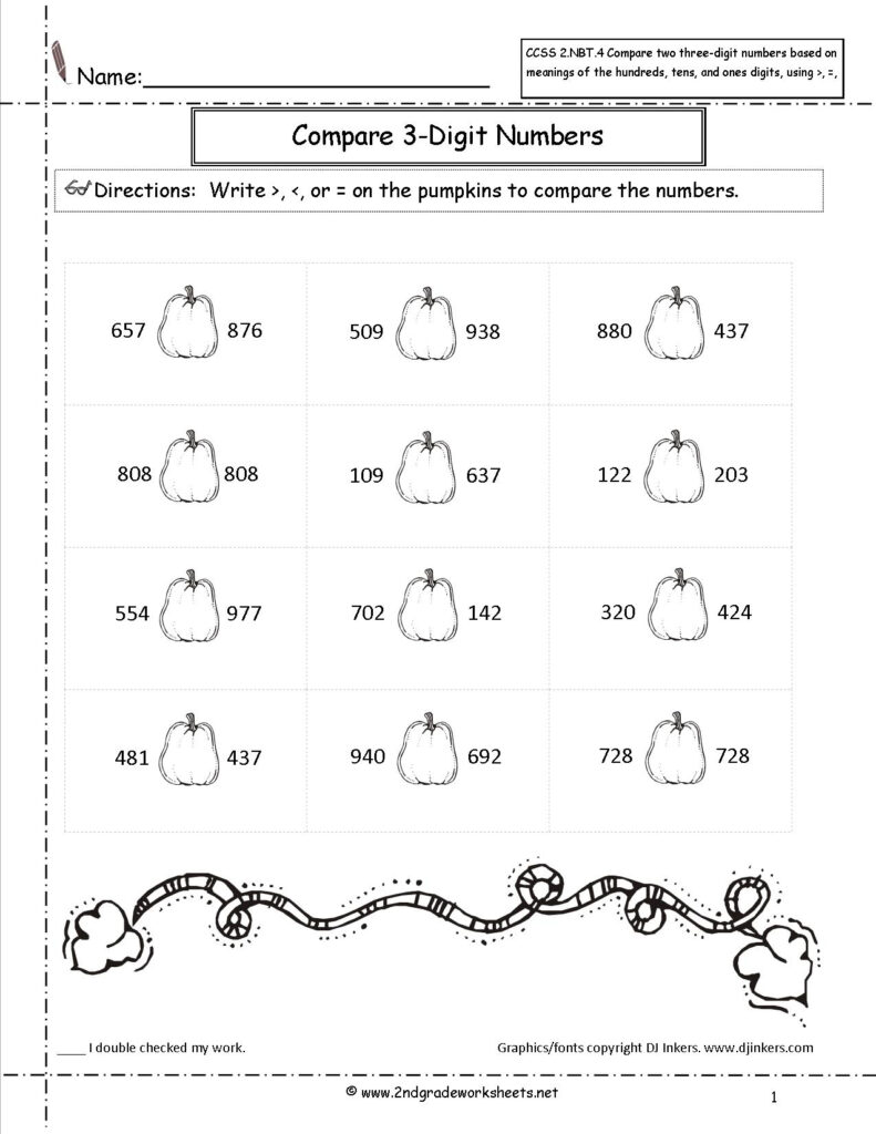 Halloween Worksheets And Printouts 2Nd Grade Free