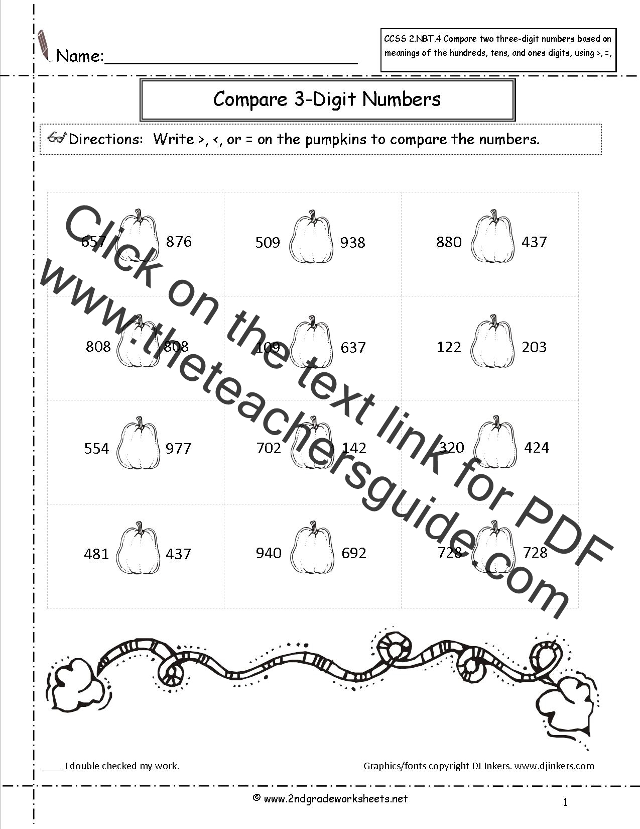 Halloween Worksheets And Printouts Math 3Rd Grade