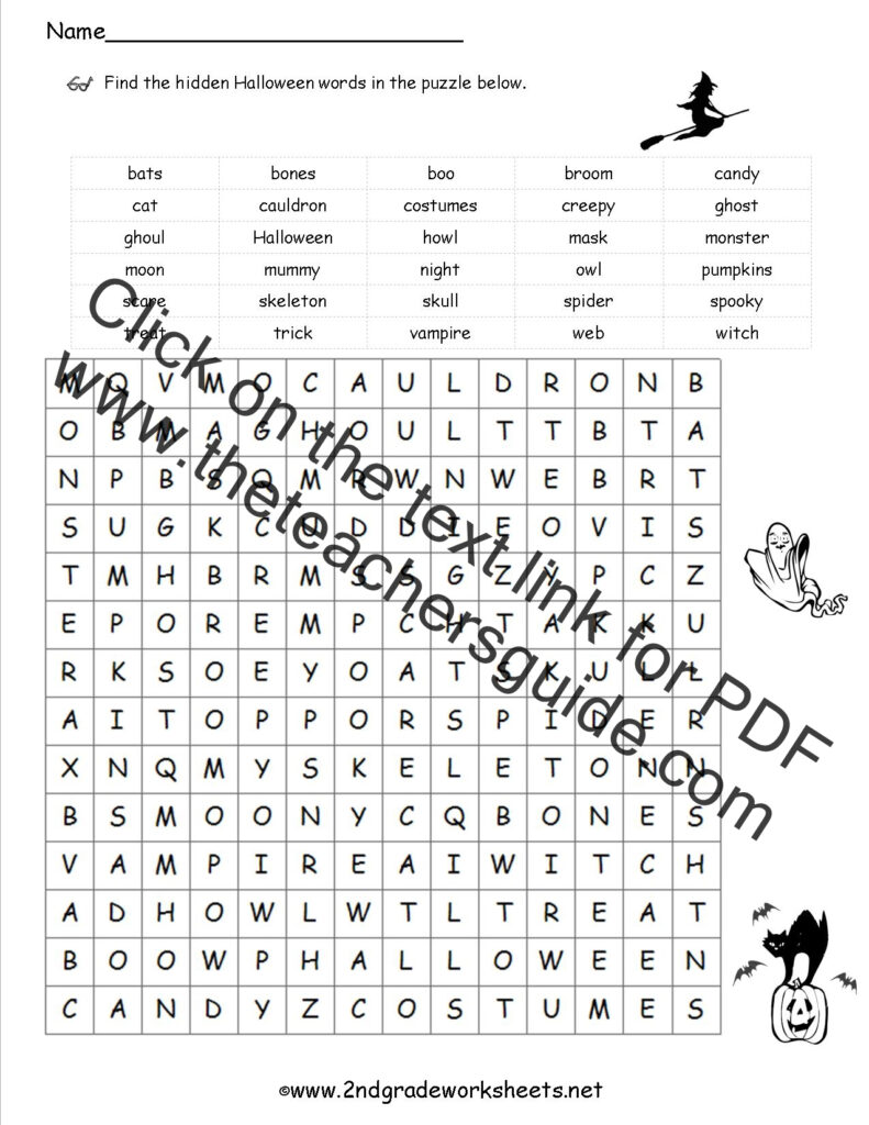 Halloween Worksheets And Printouts Math Printables Free