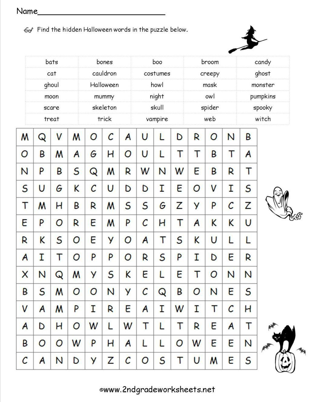 Halloween Worksheets For Toddlers Worksheet Fun Math Sheets