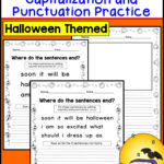 Halloween Writing Capitalization And Punctuation Practice