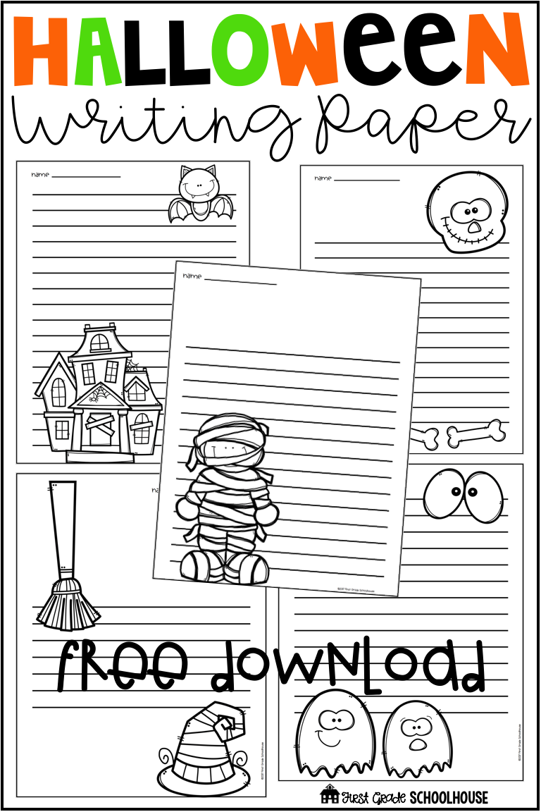 halloween creative writing worksheets